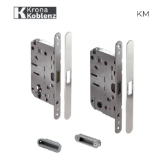 Замок Krona Koblenz KM с магнитным язычком и функцией доводчика ручки