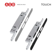 Замок с лицевой планкой AGB TOUCH серый